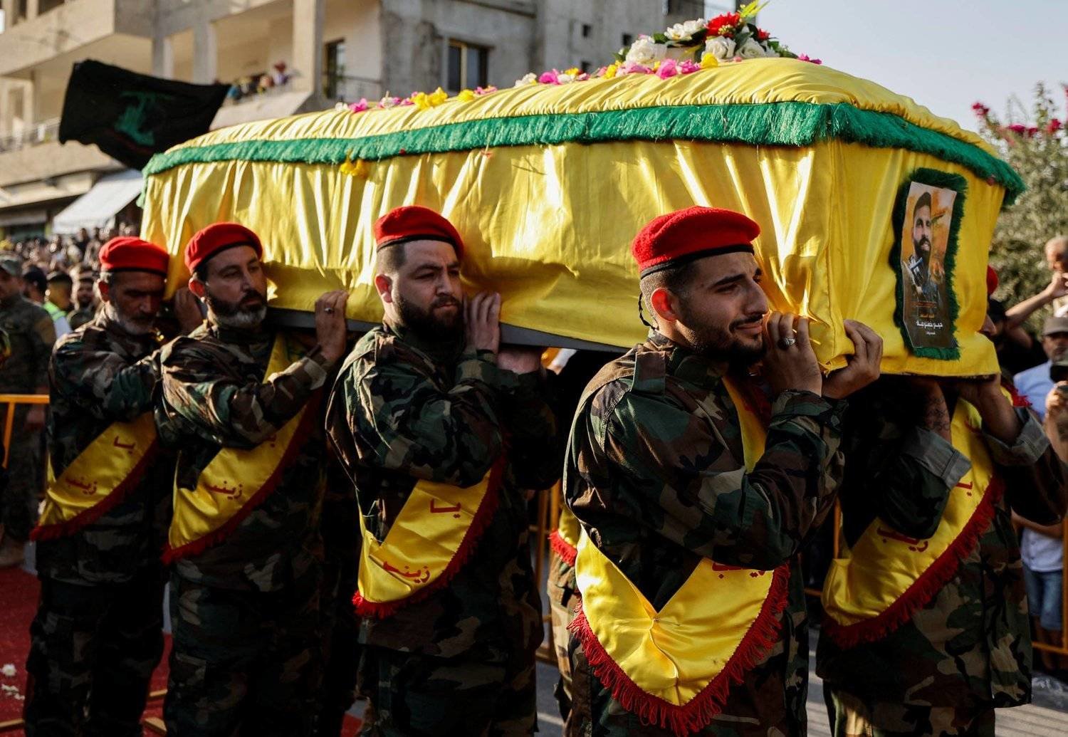 Funeral of Hezbollah member killed in confrontation with Israel in southern Lebanon [REUTERS]